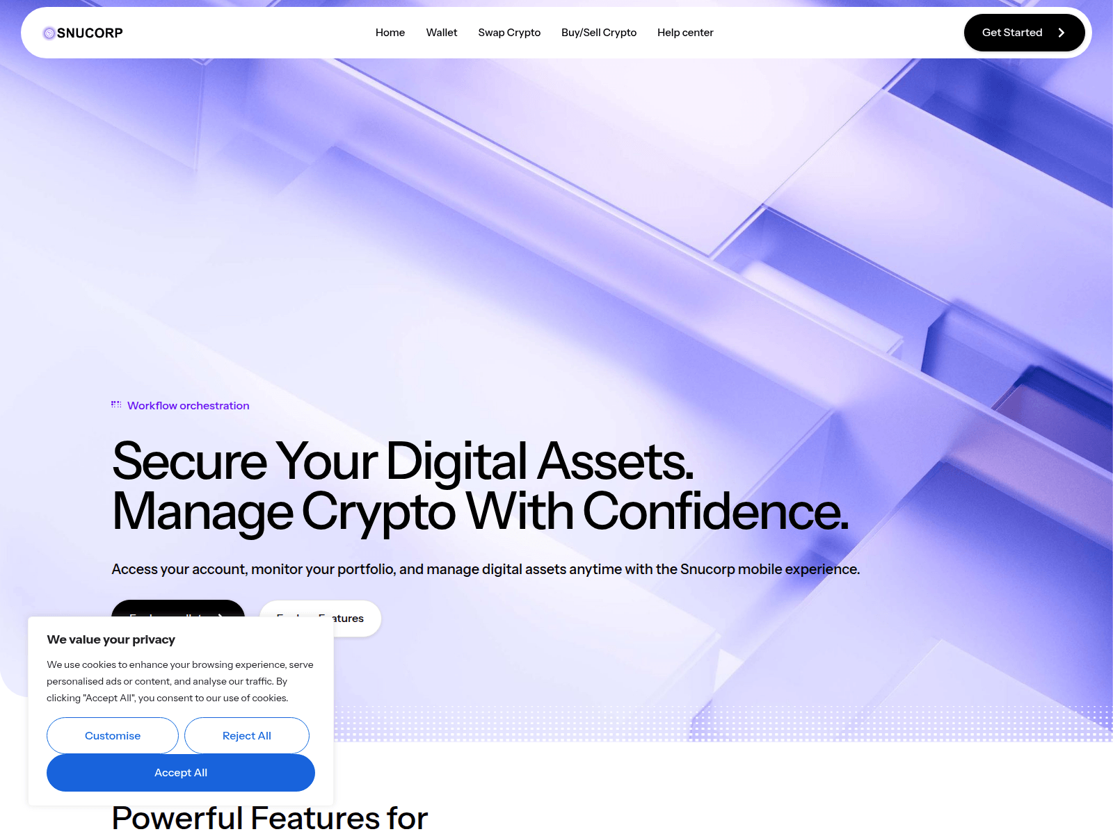Screenshot of snucorp.com