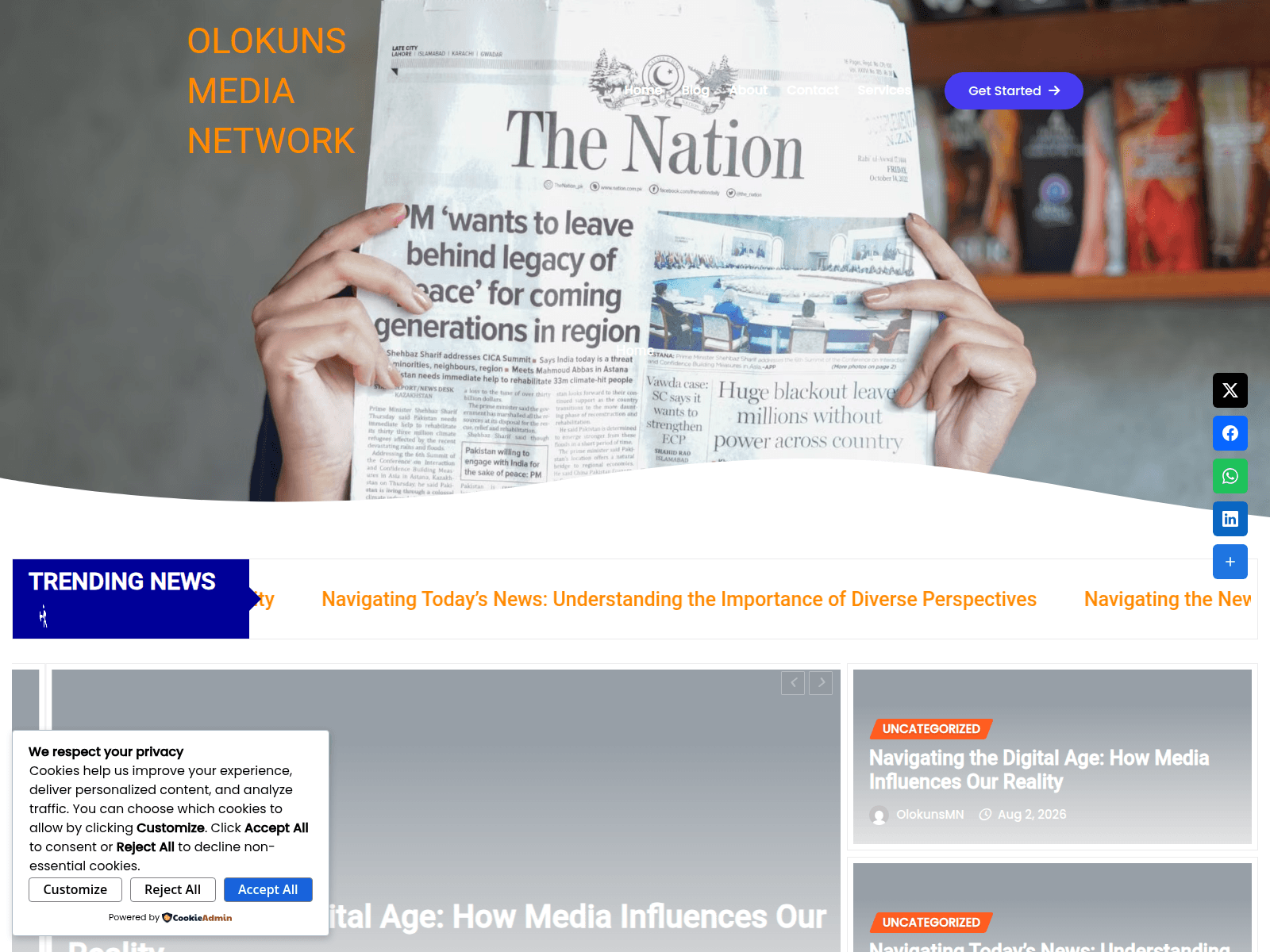 Screenshot of olokunsmedianetwork.com