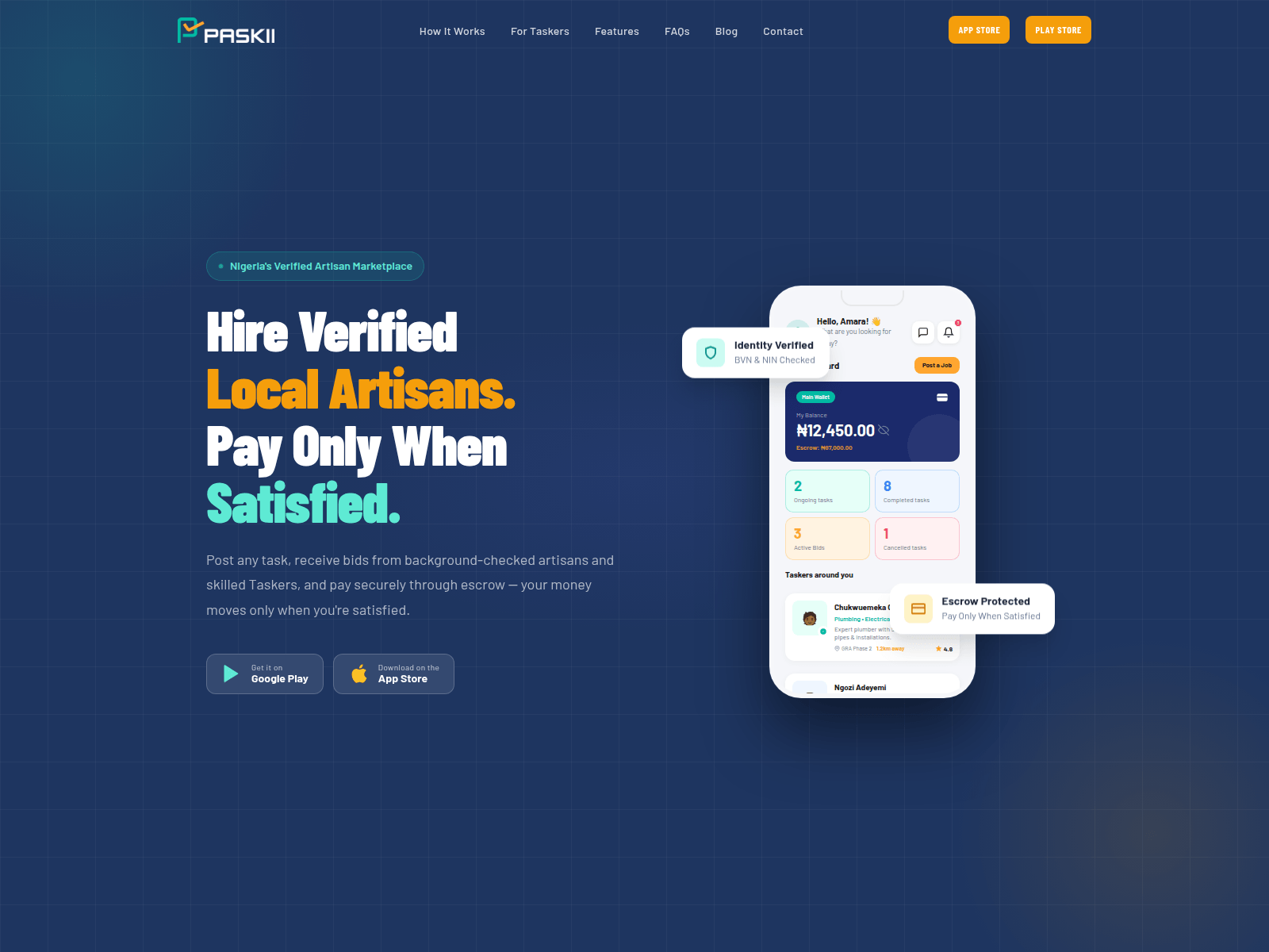 Screenshot of paskii.com