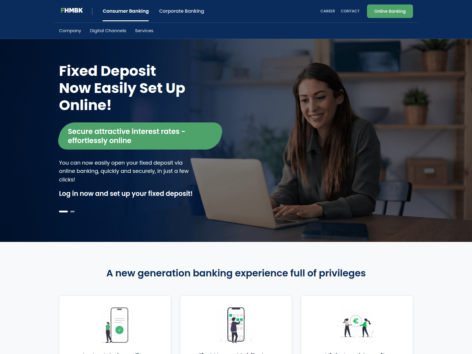 Screenshot of firsthavenmark.com