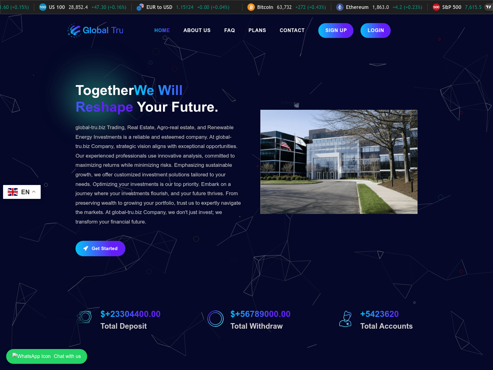 Screenshot of global-tru.biz