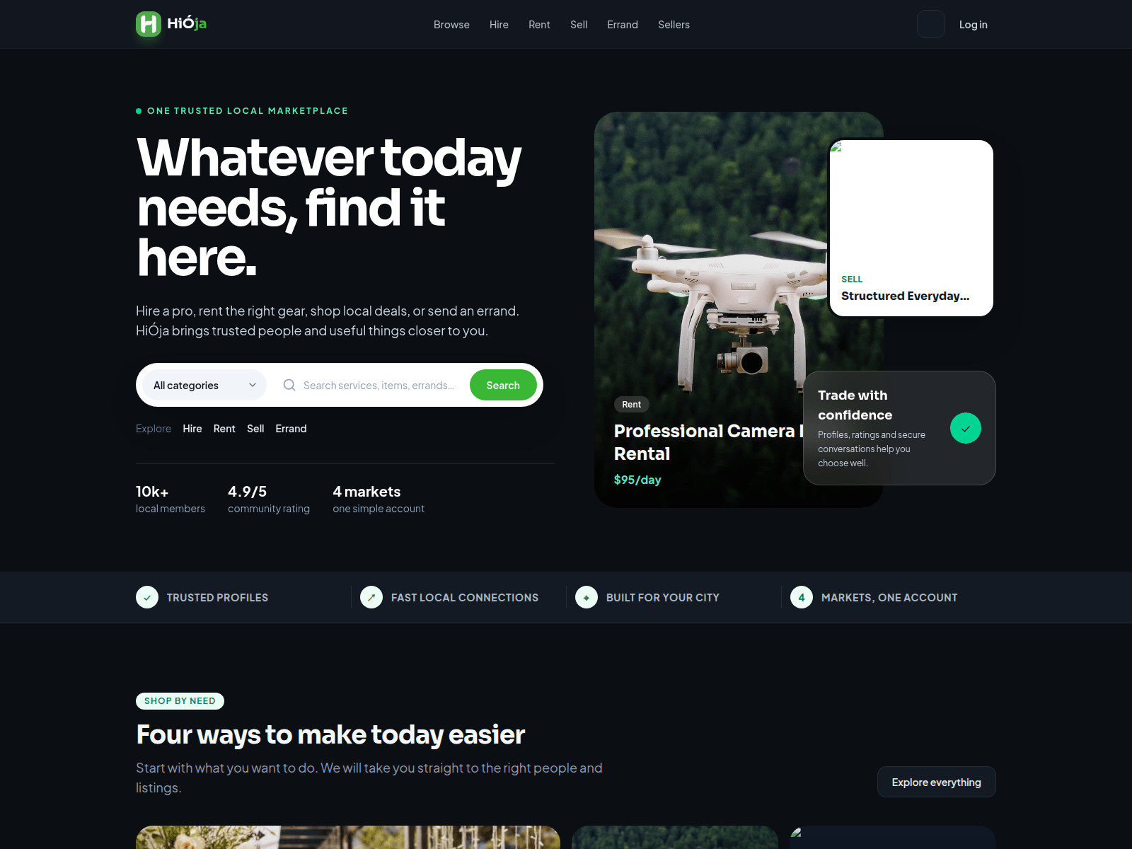 Screenshot of hioja.com