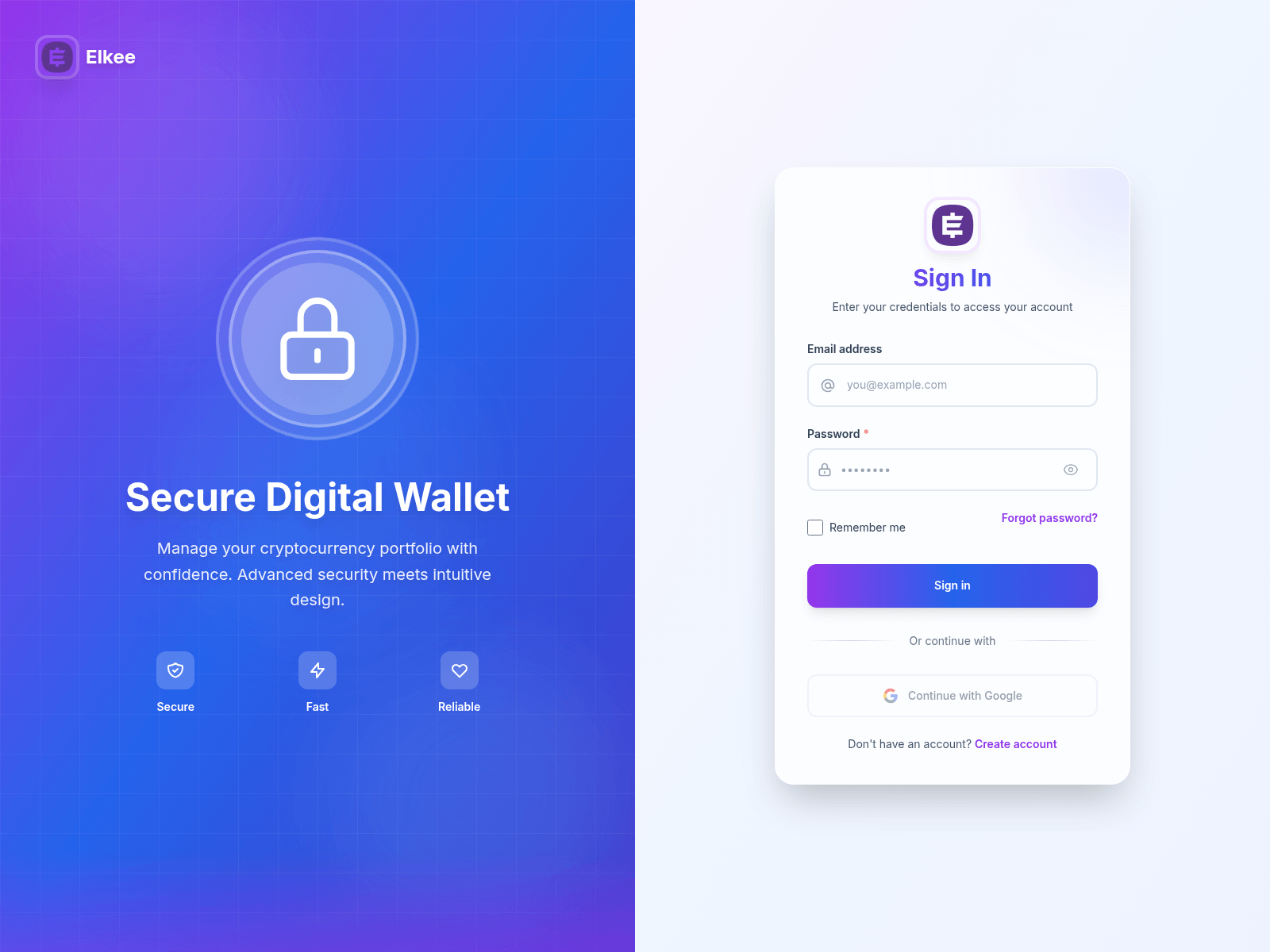 Screenshot of secure.elkee.net