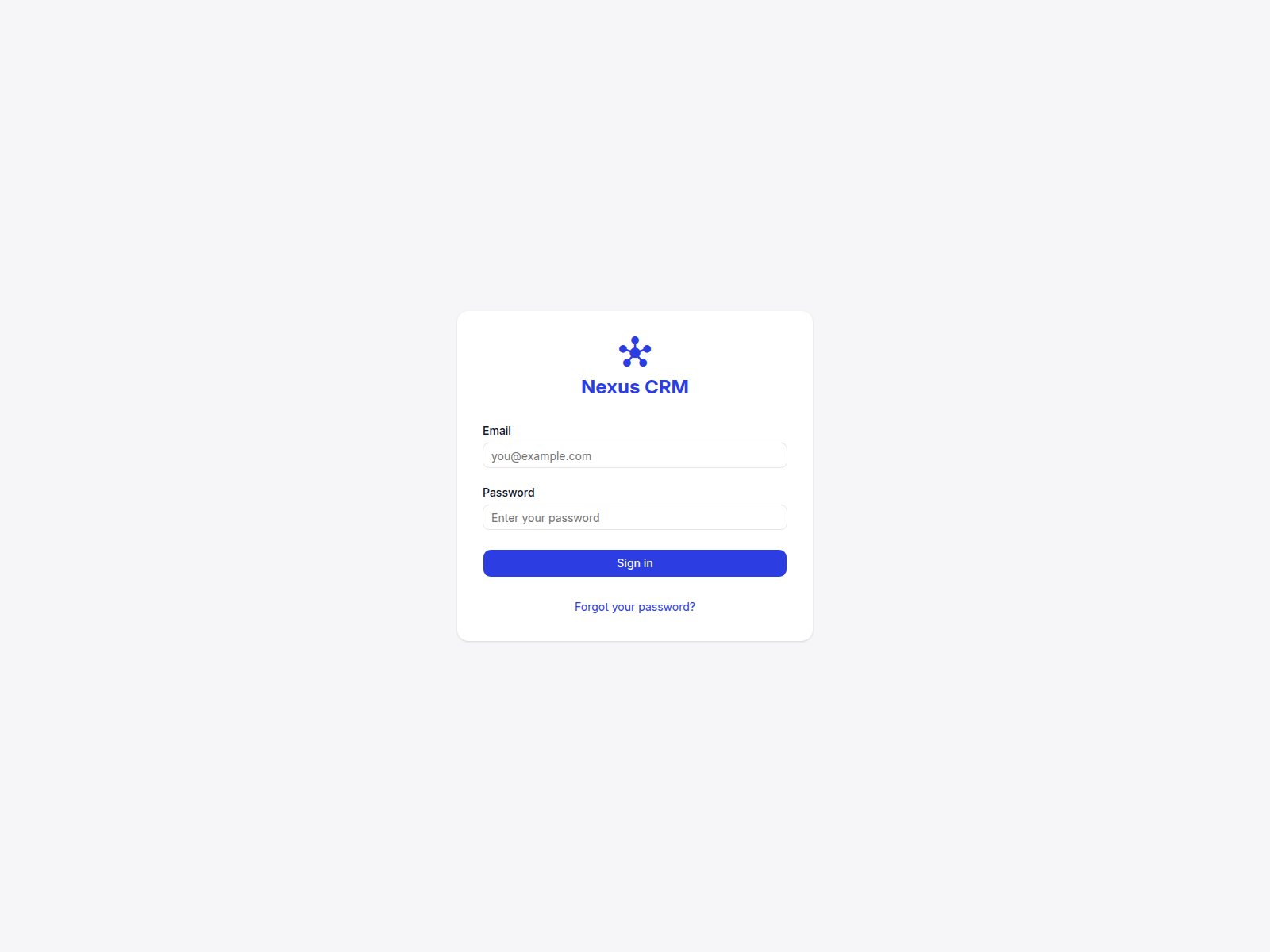 Screenshot of www.visioncrm.co