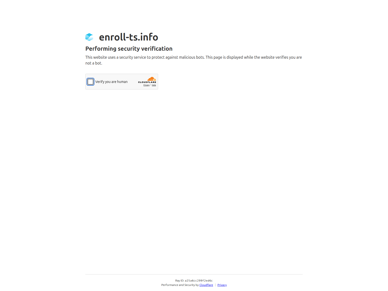 Screenshot of enroll-ts.info