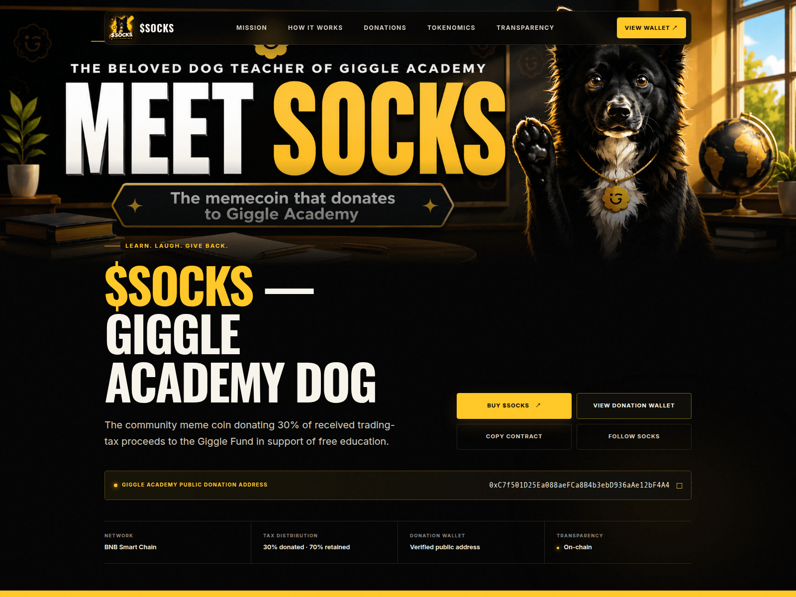 Screenshot of giggle-socks.fun