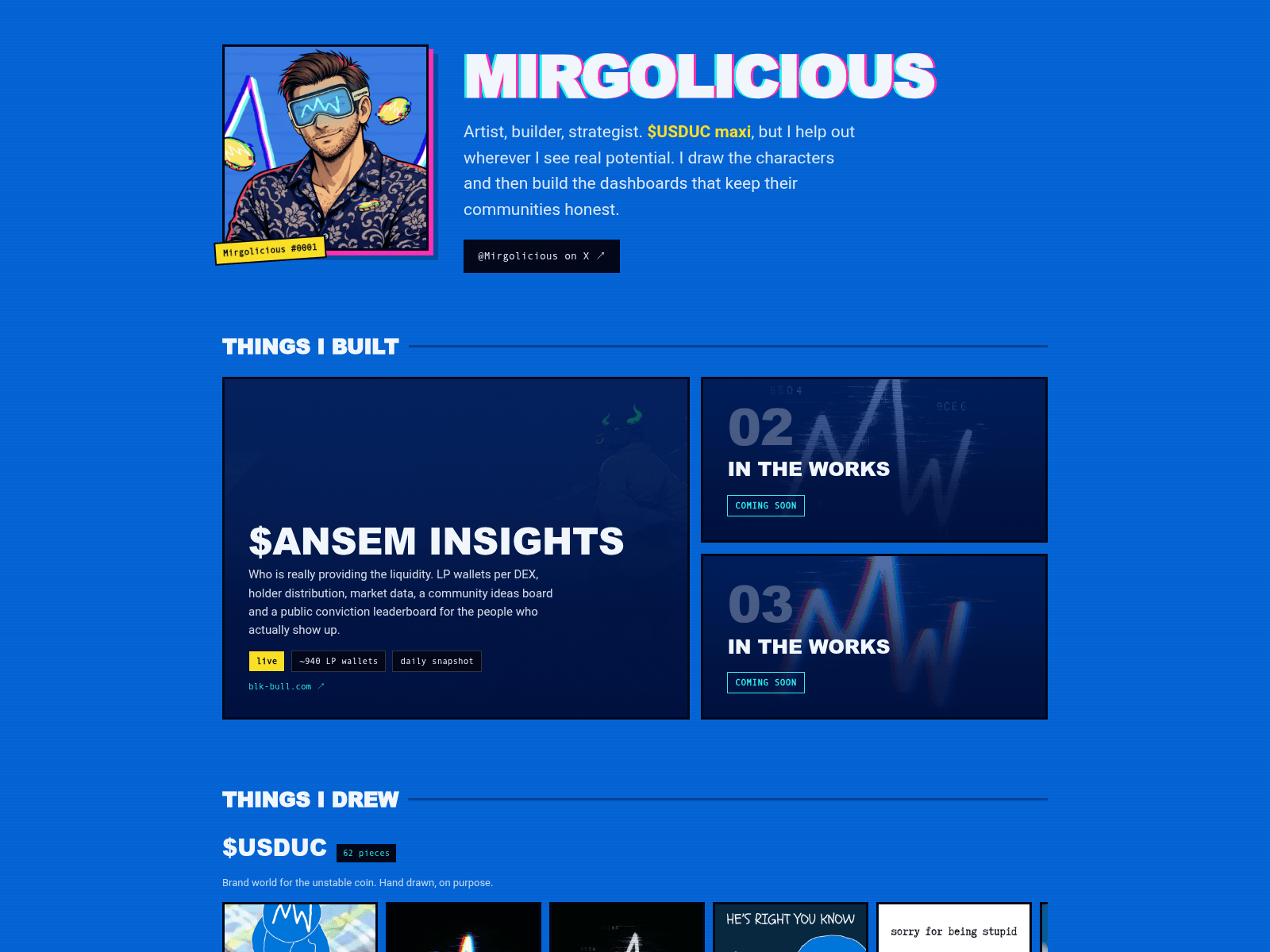 Screenshot of mirgolicious.com