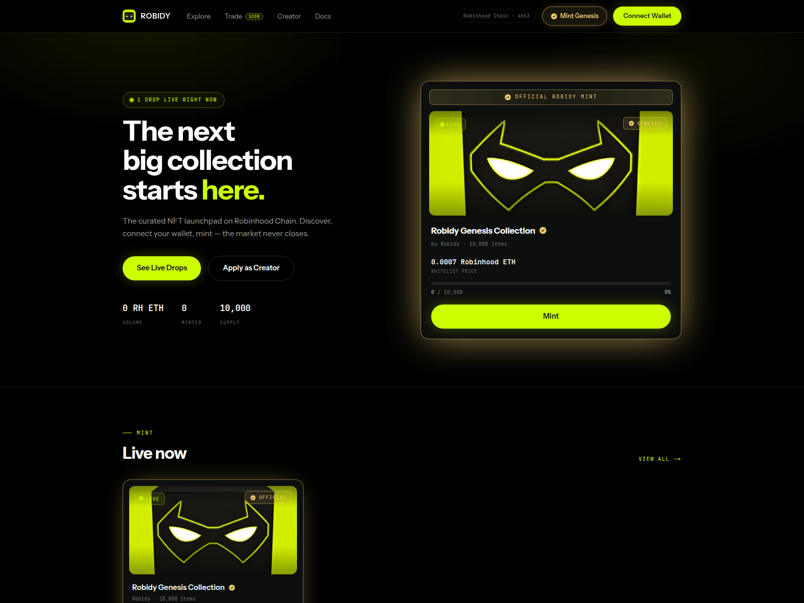Screenshot of robidy.app