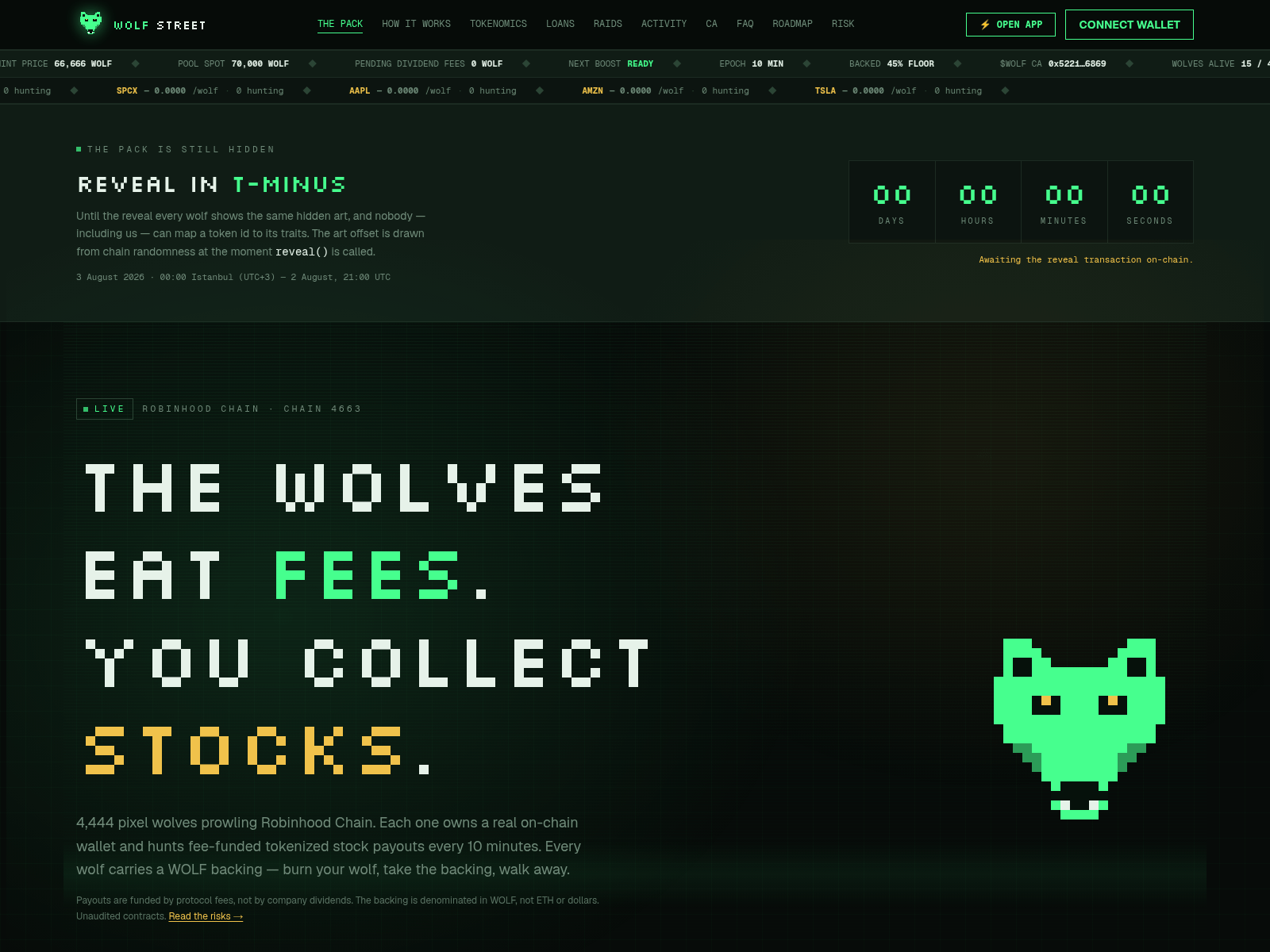 Screenshot of wolfstreet.cc