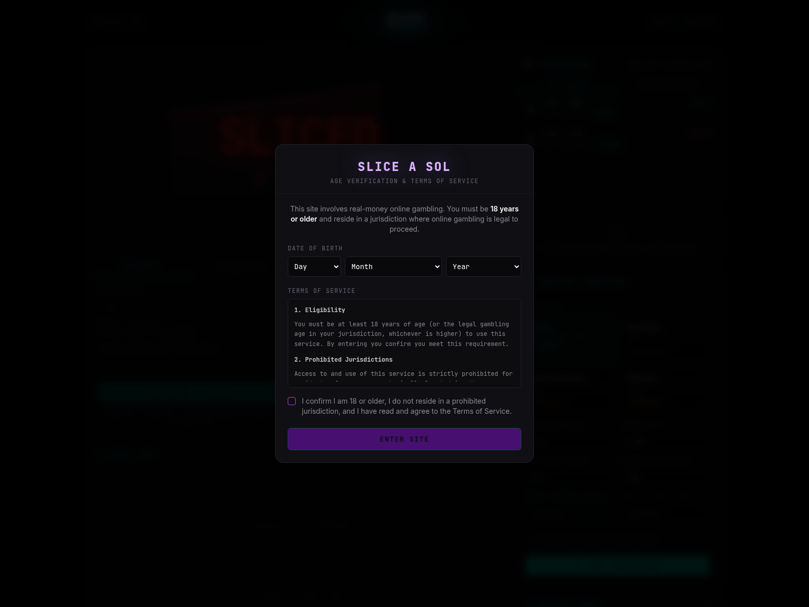 Screenshot of sliceasol.com