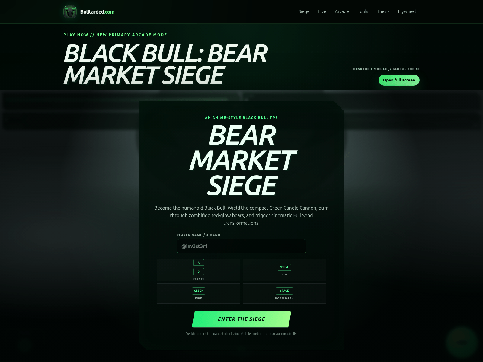 Screenshot of bulltarded.com