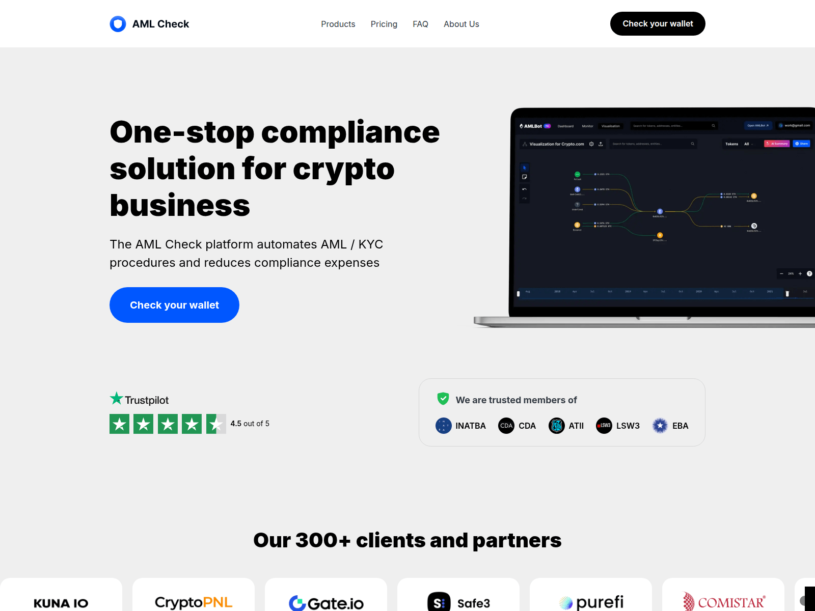 Screenshot of web.trcverify.com