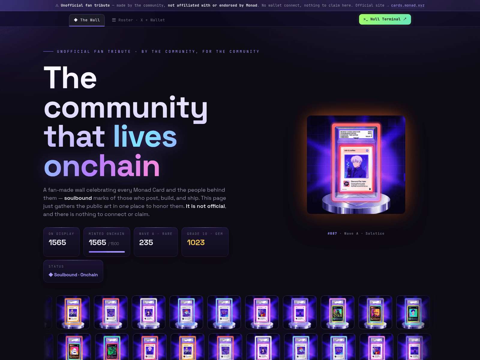 Screenshot of monadcard.xyz