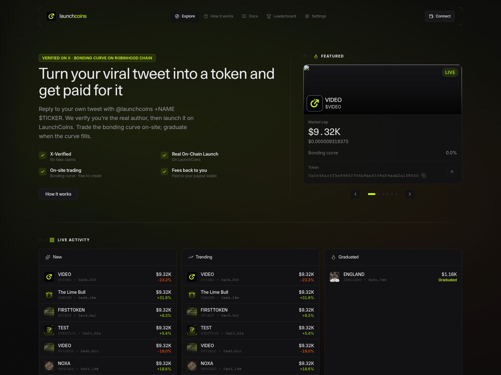 Screenshot of launchonrh.com