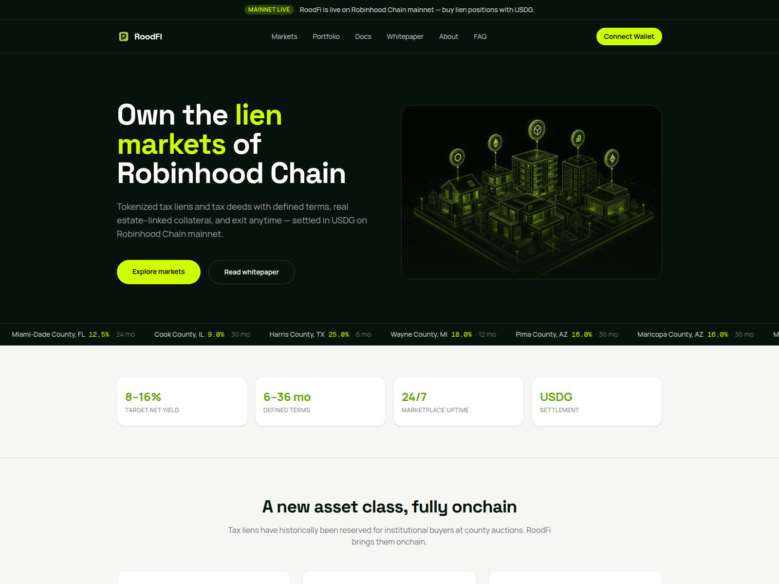 Screenshot of roodfi.com