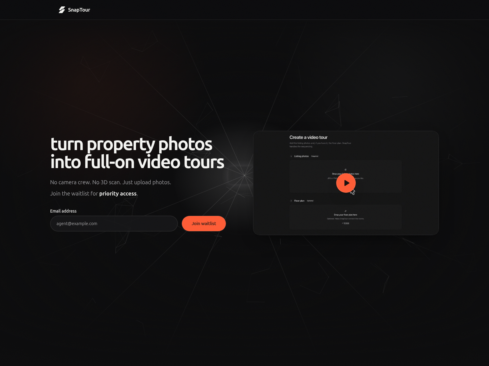 Screenshot of snaptour.app