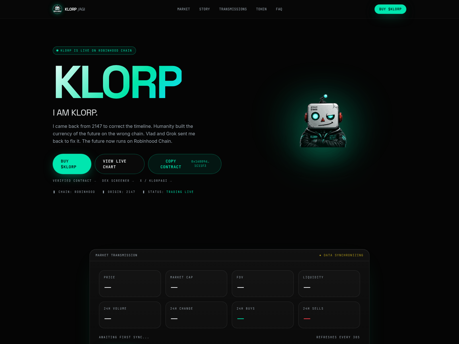 Screenshot of www.klorpagi.com