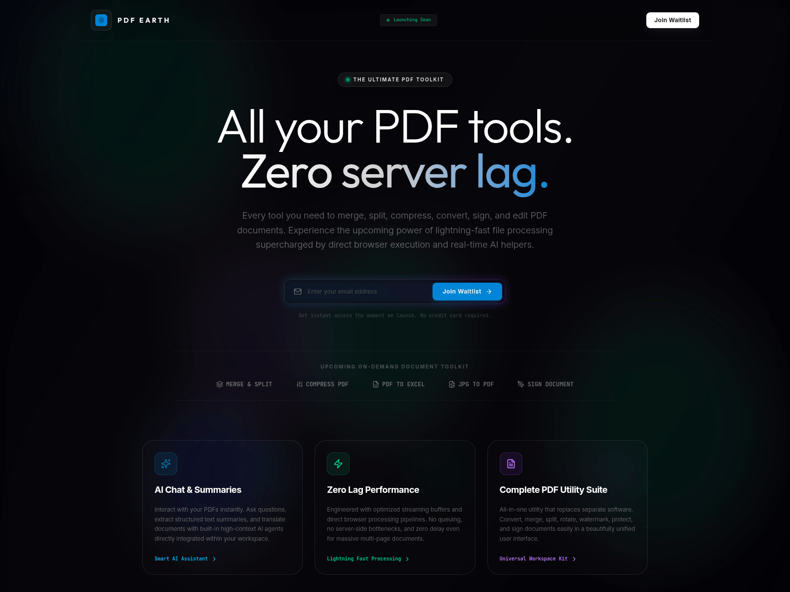 Screenshot of www.pdfearth.com