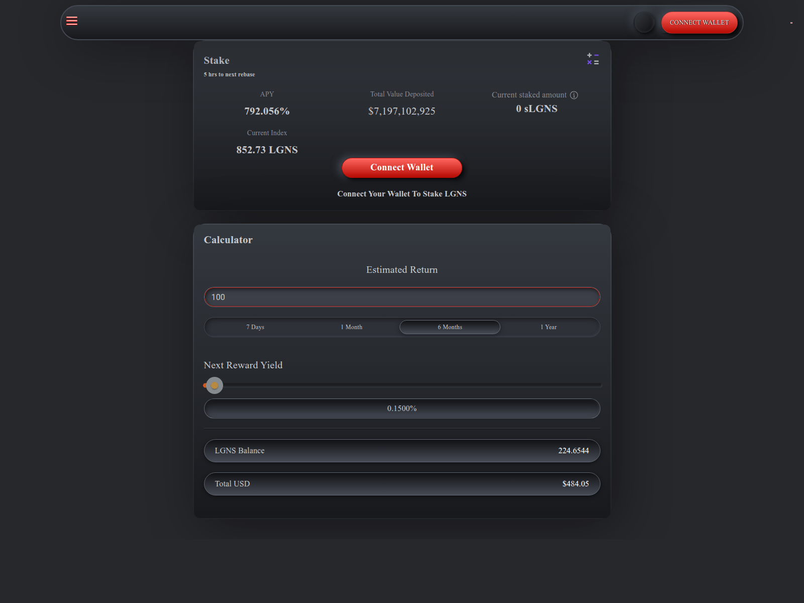Screenshot of originfi.io