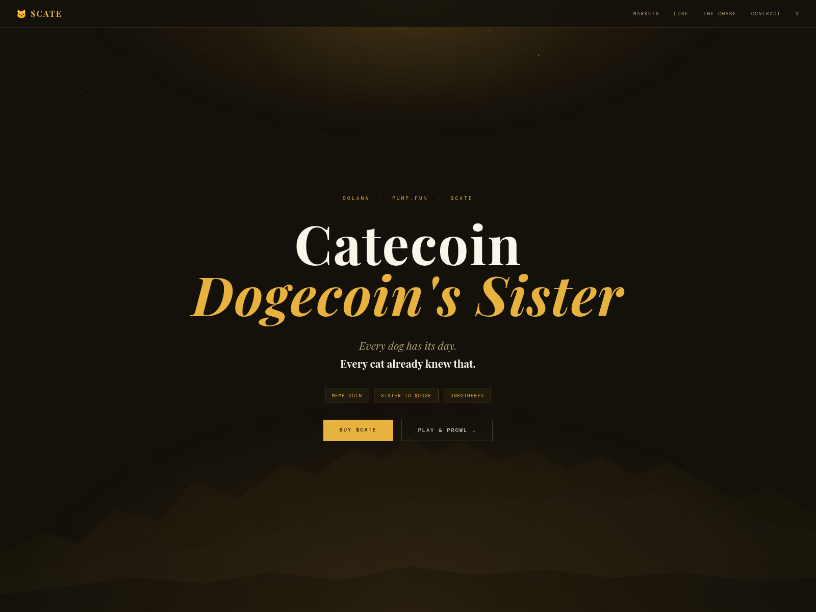 Screenshot of cate-coin-sol.xyz