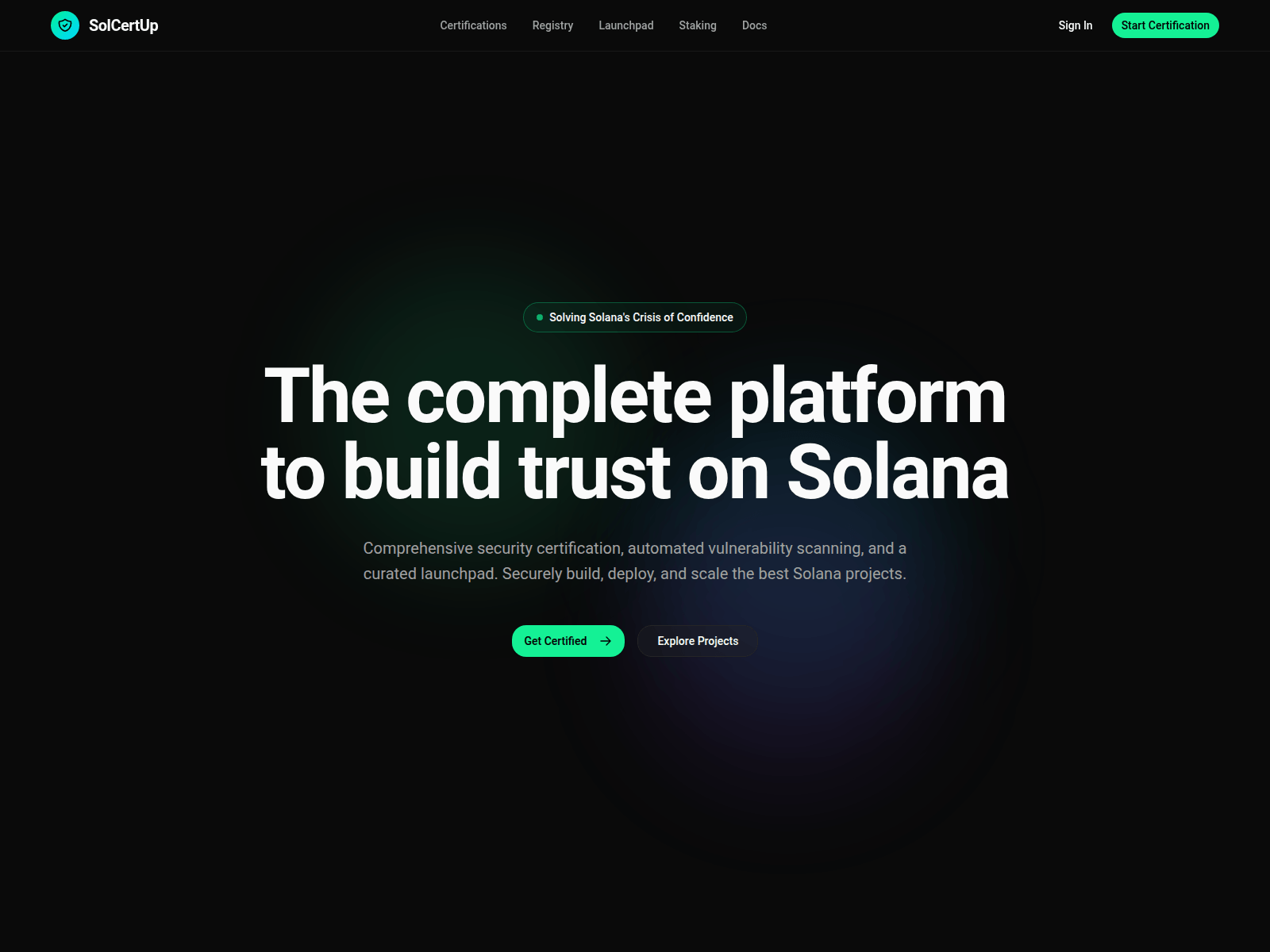 Screenshot of solcertup.com
