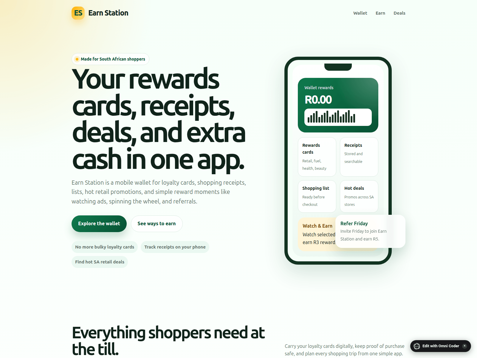 Screenshot of earnstation-mobilerewards-19e47f01-7186.omnicoder.app