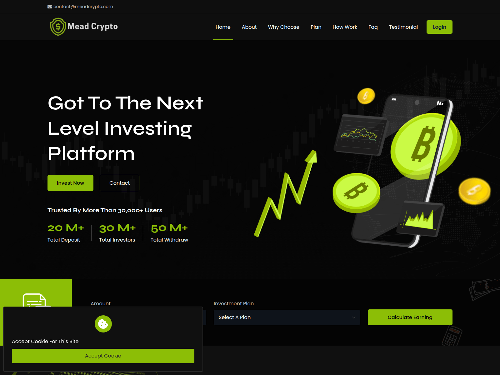Screenshot of meadcrypto.com