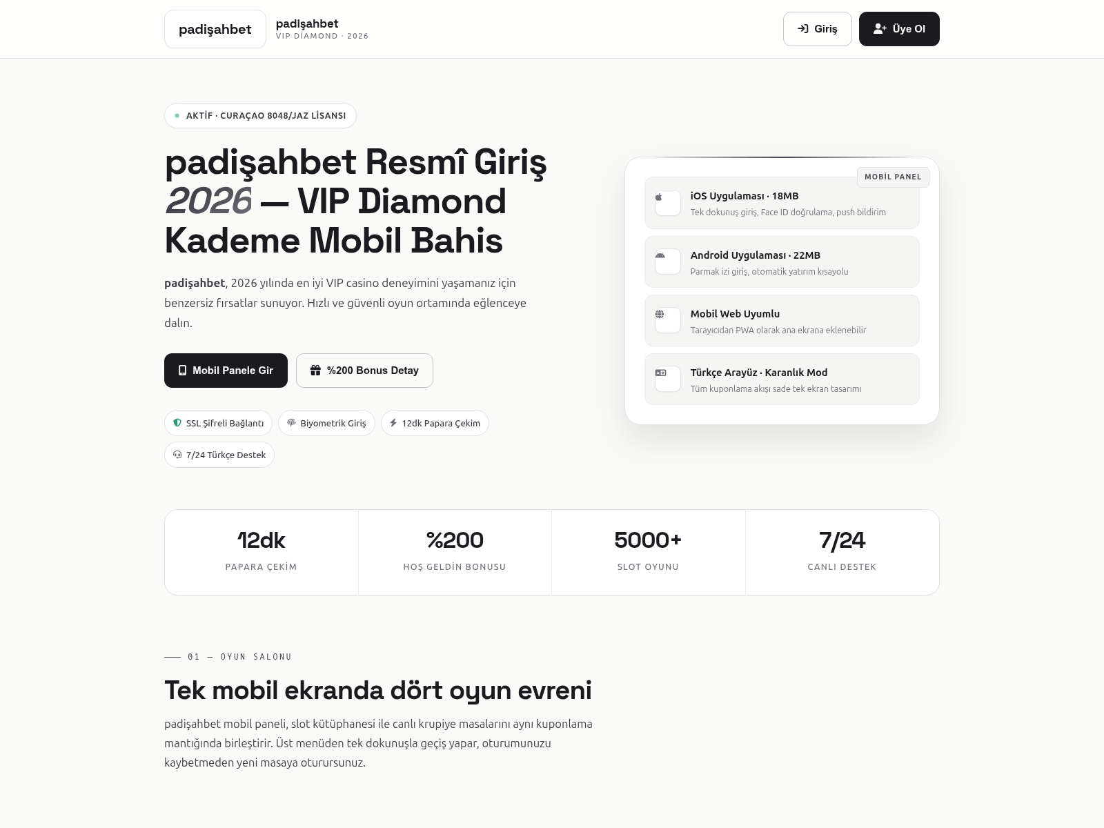 Screenshot of tr.padisahbet-guncelgiris.icu