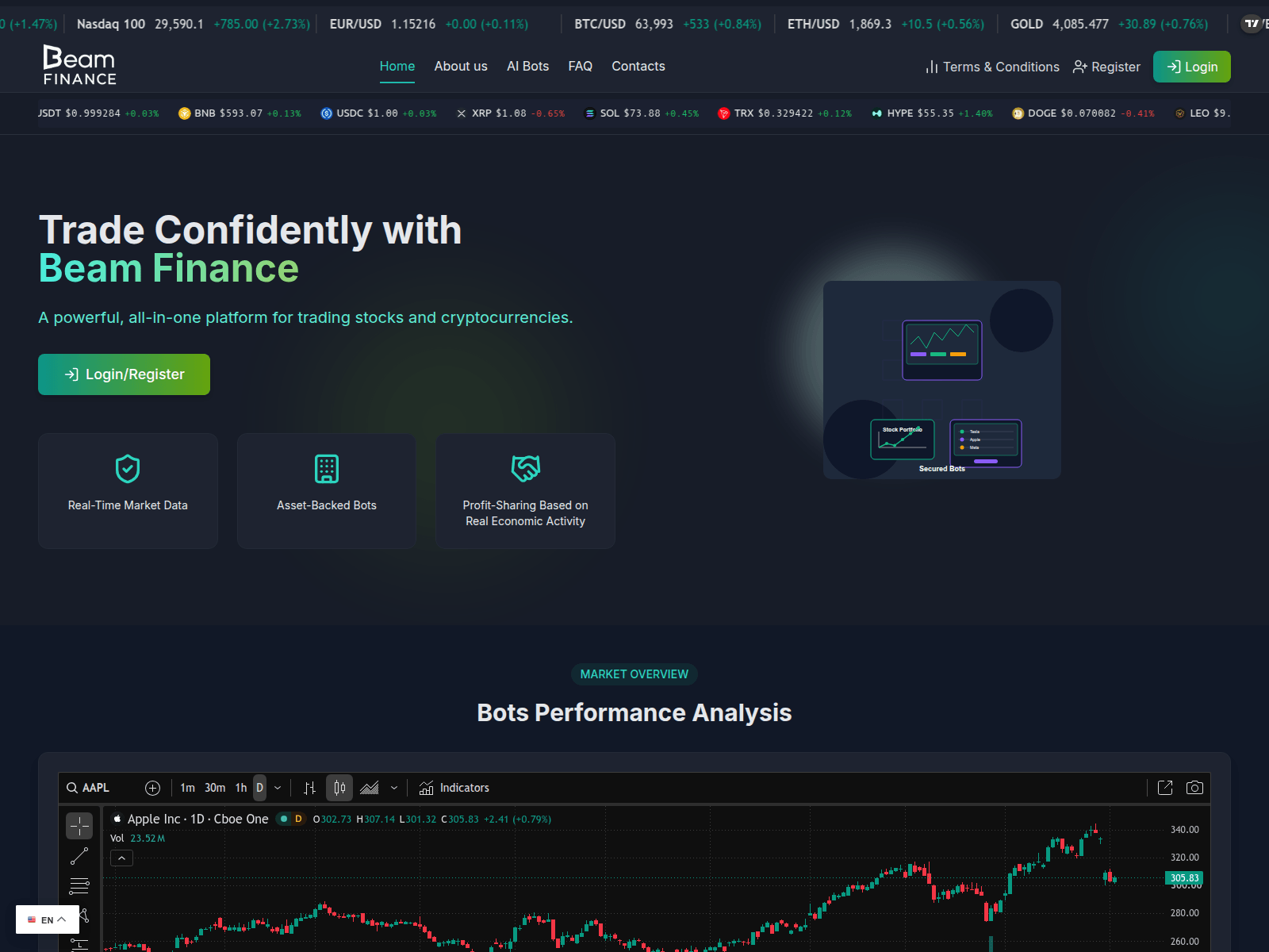 Screenshot of invest.modexsicherheit.live