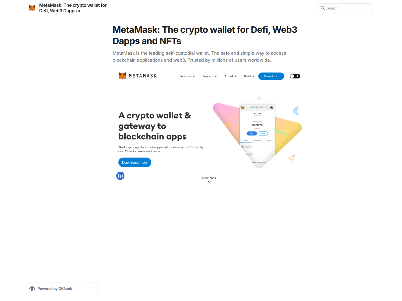 Screenshot of metsamskwallet.gitbook.io