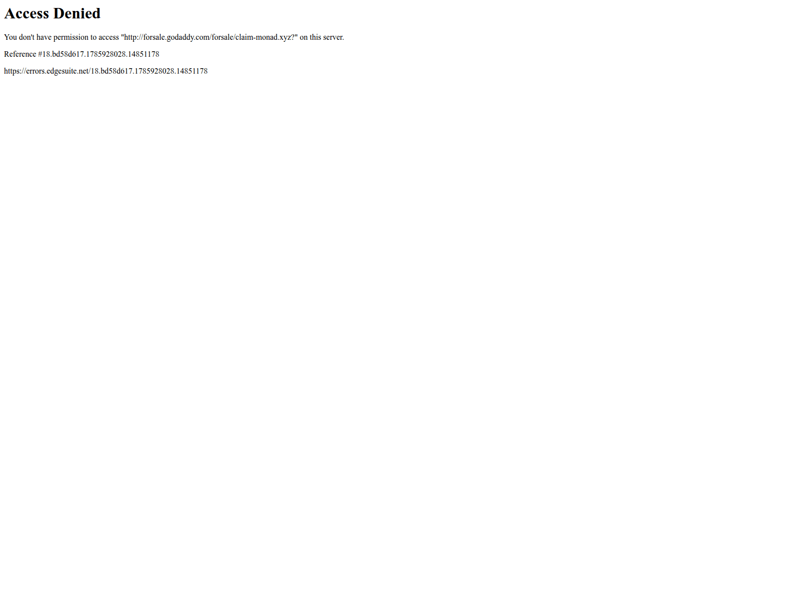 Screenshot of claim-monad.xyz