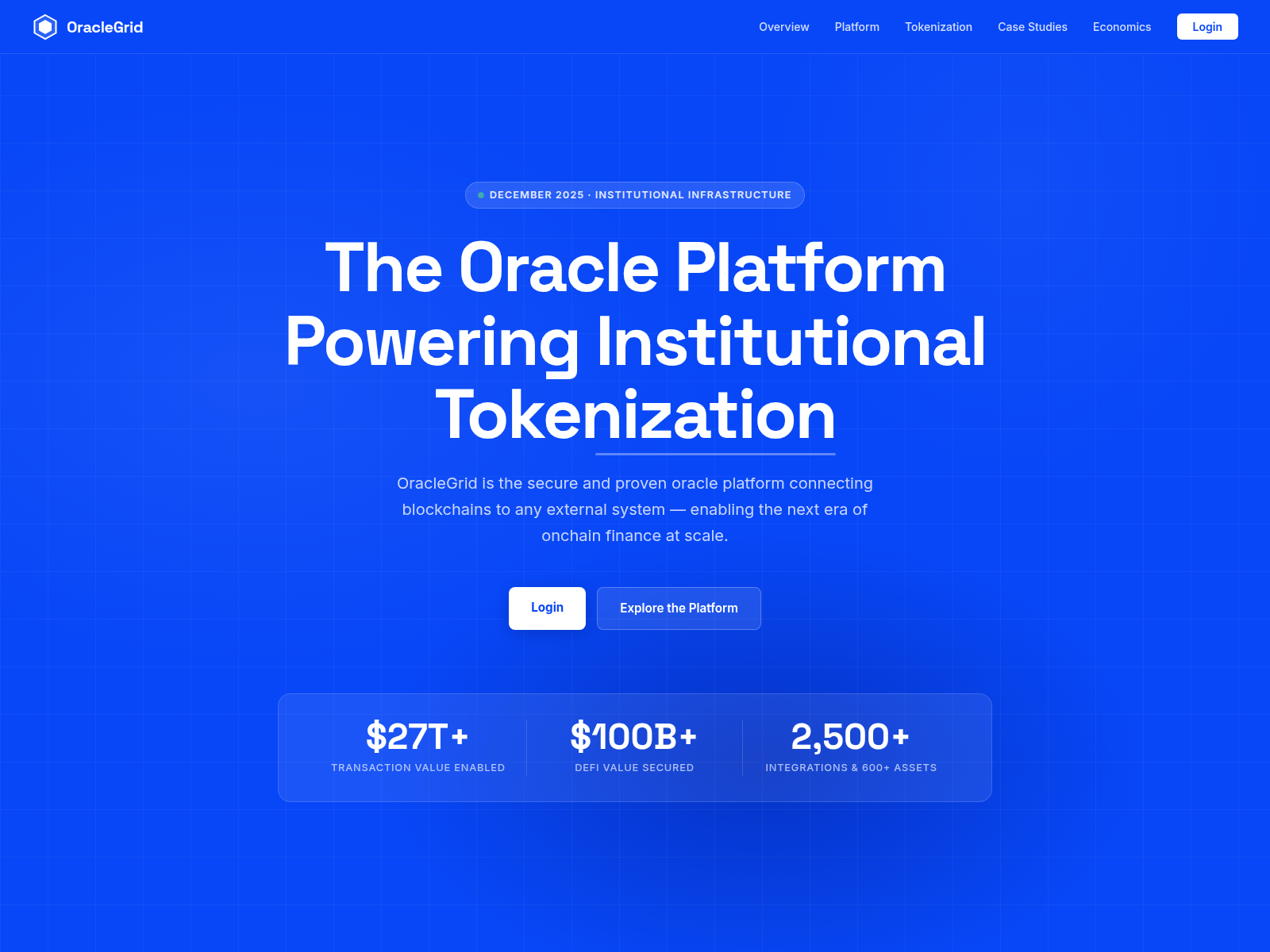 Screenshot of chainlinkdefiglobal.org