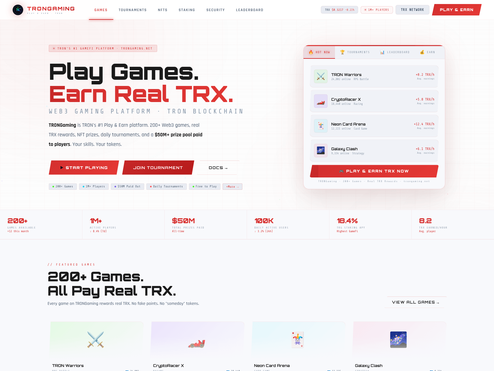 Screenshot of trongaming.net