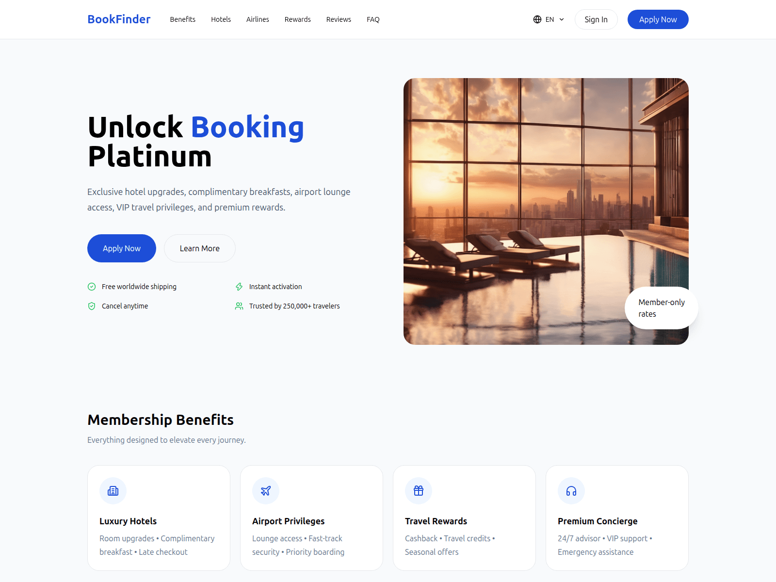 Screenshot of platinumtravelbook.com