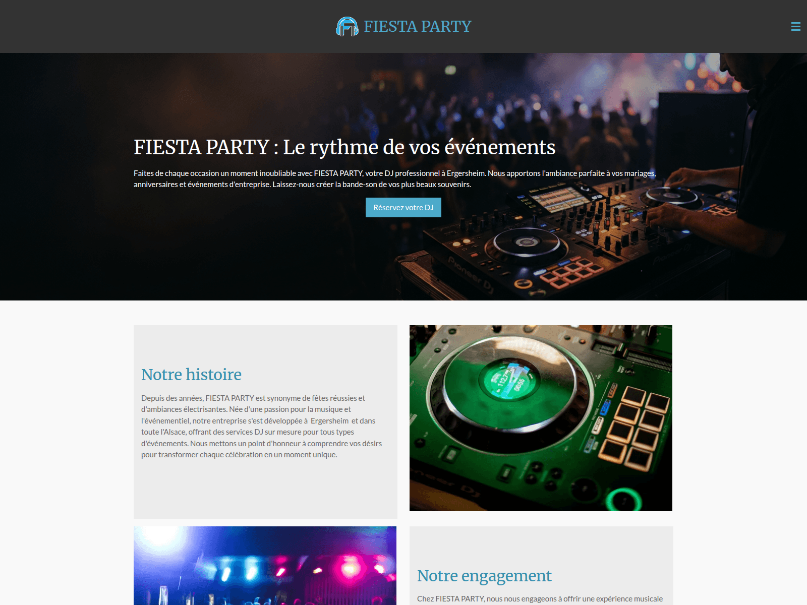 Screenshot of fiesta-party.fr