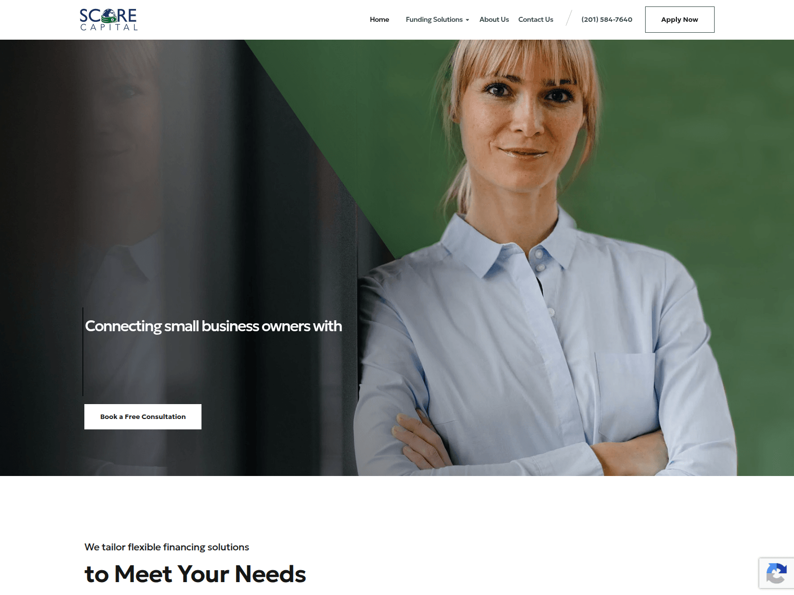 Screenshot of scorecapadvisory.com