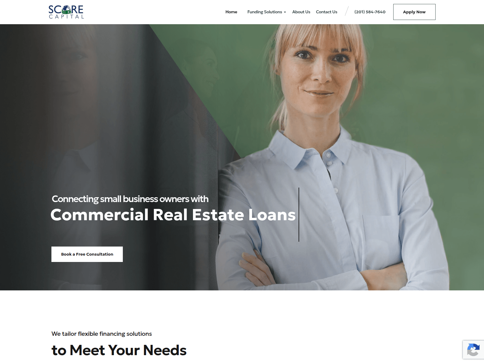 Screenshot of scorecapfund.com