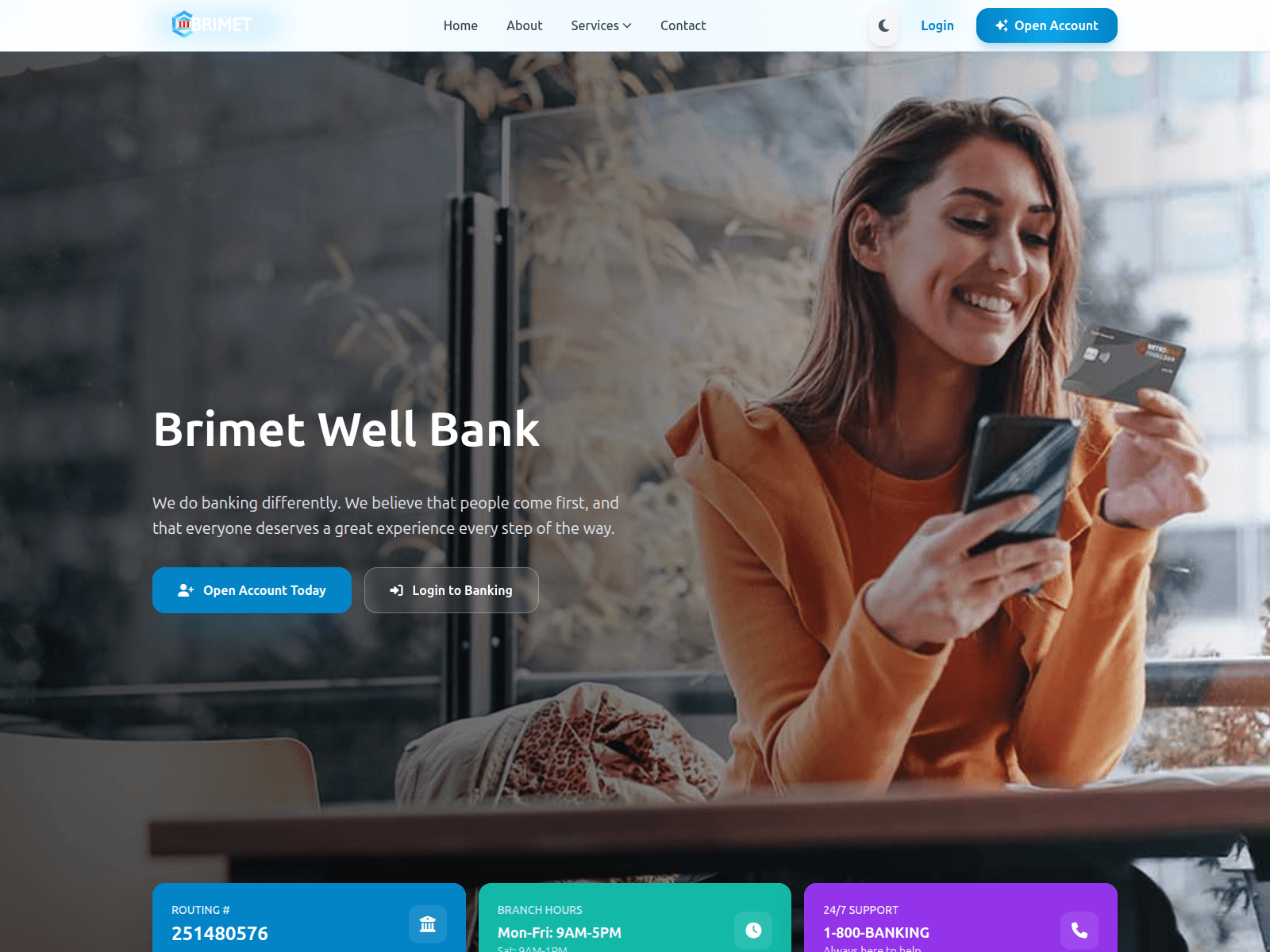 Screenshot of brimetwell.com