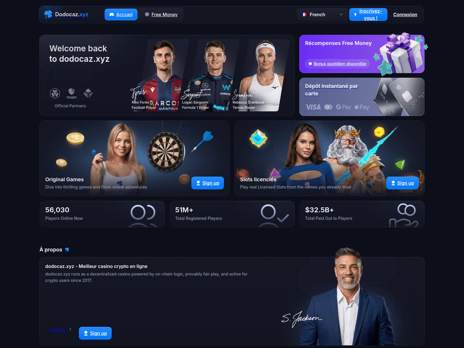 Screenshot of dodocaz.xyz