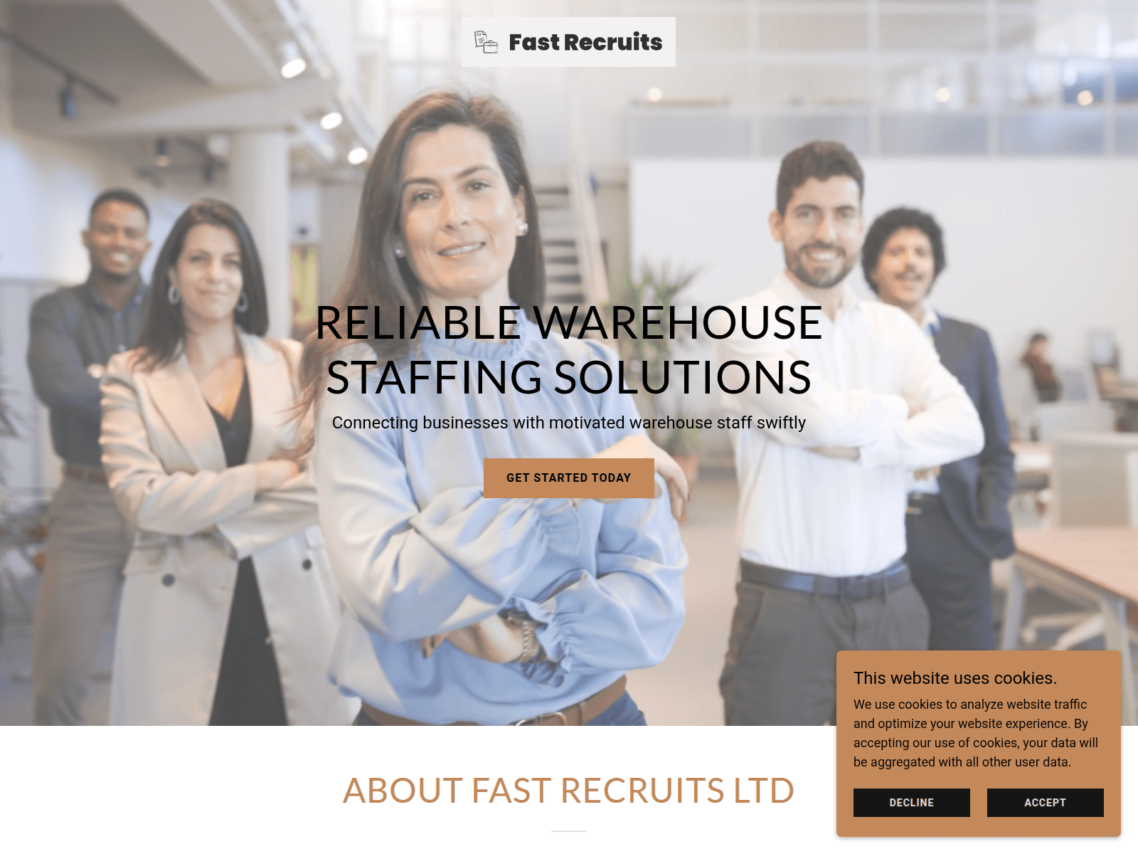 Screenshot of teamfast-recruits.org