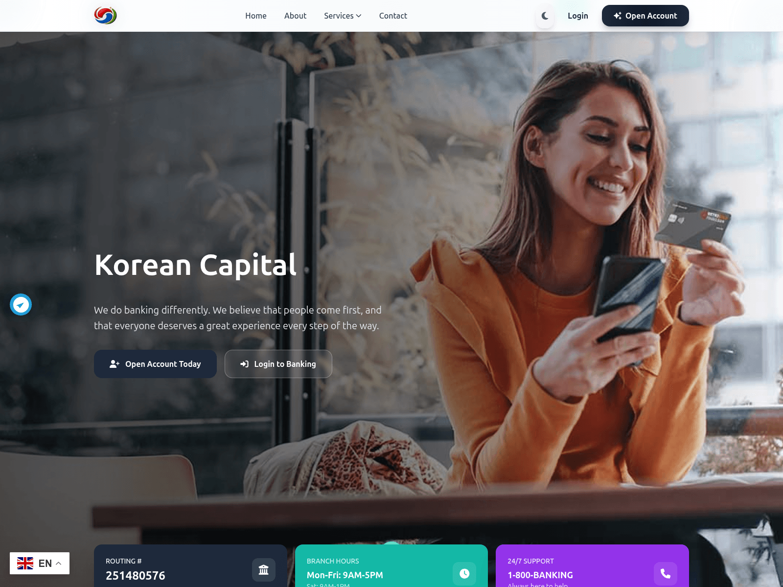 Screenshot of koreancapital.live