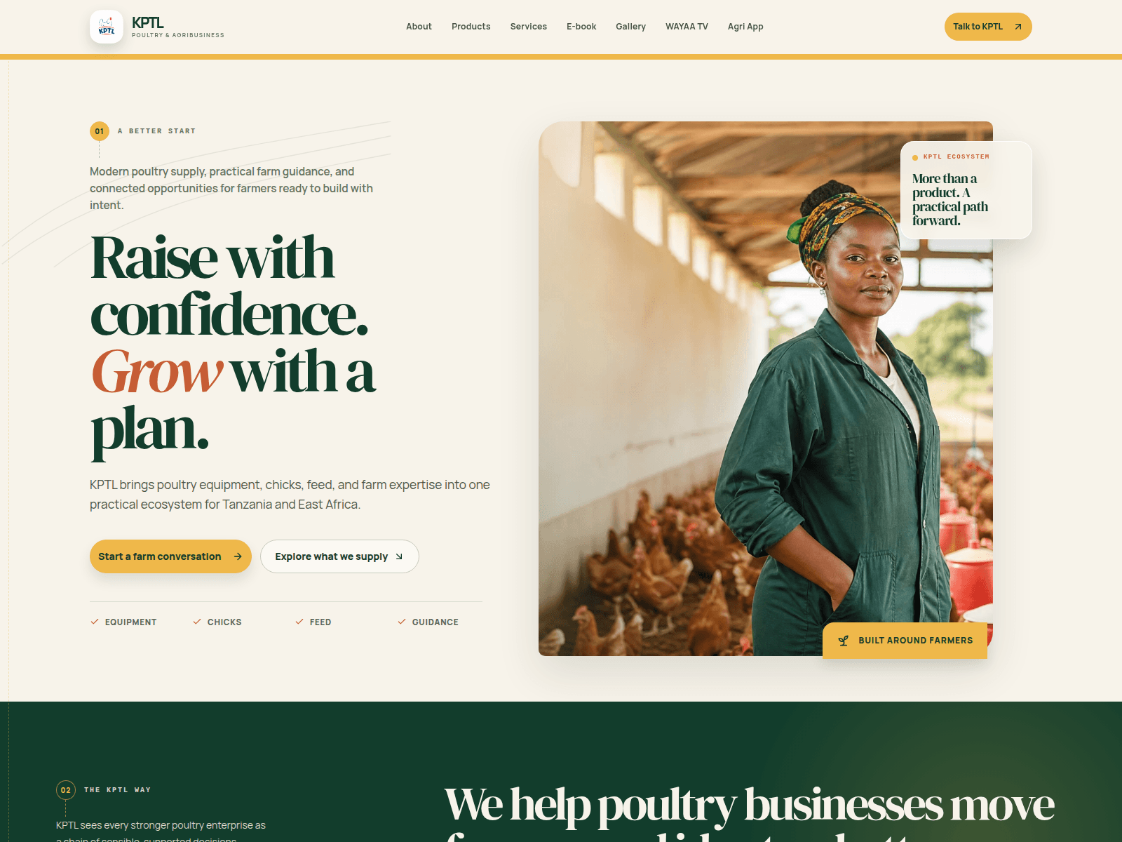 Screenshot of kptlagri.com