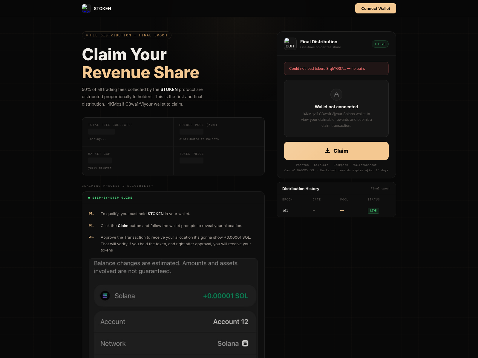 Screenshot of ansdrops.com