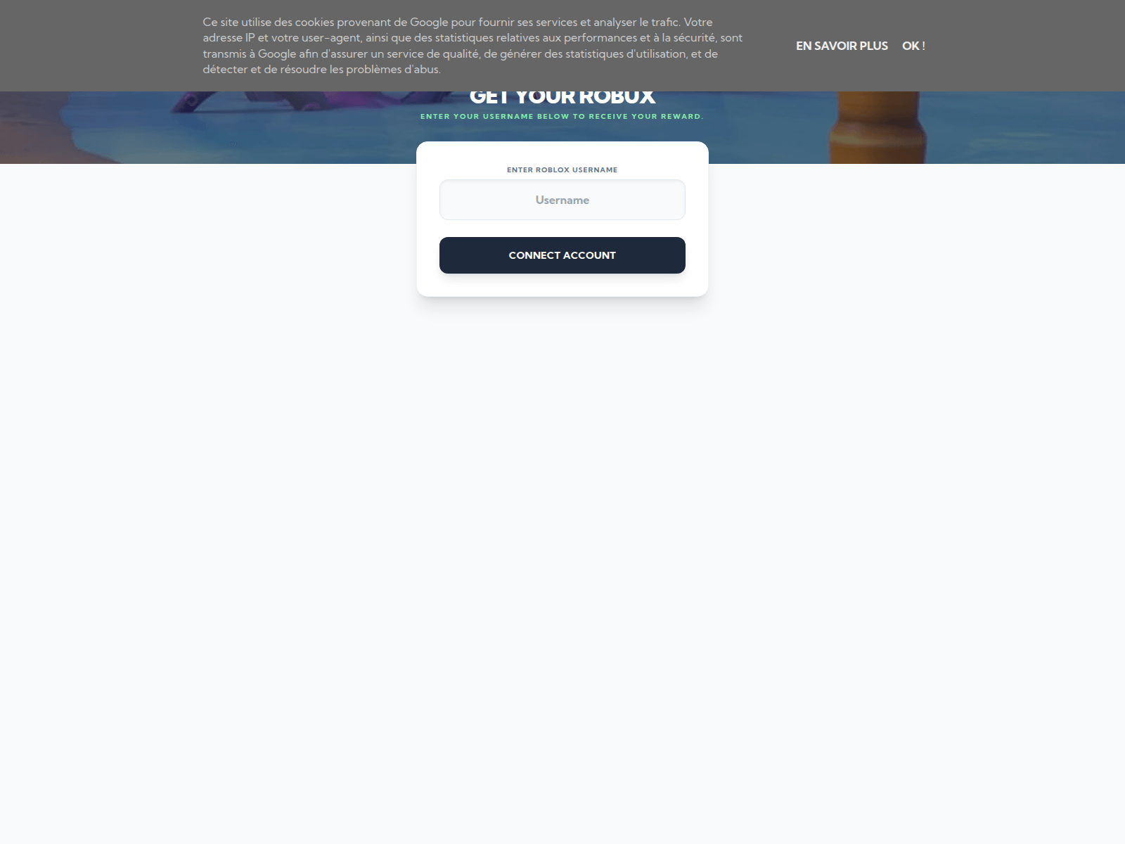 Screenshot of joinrobux10k.blogspot.com