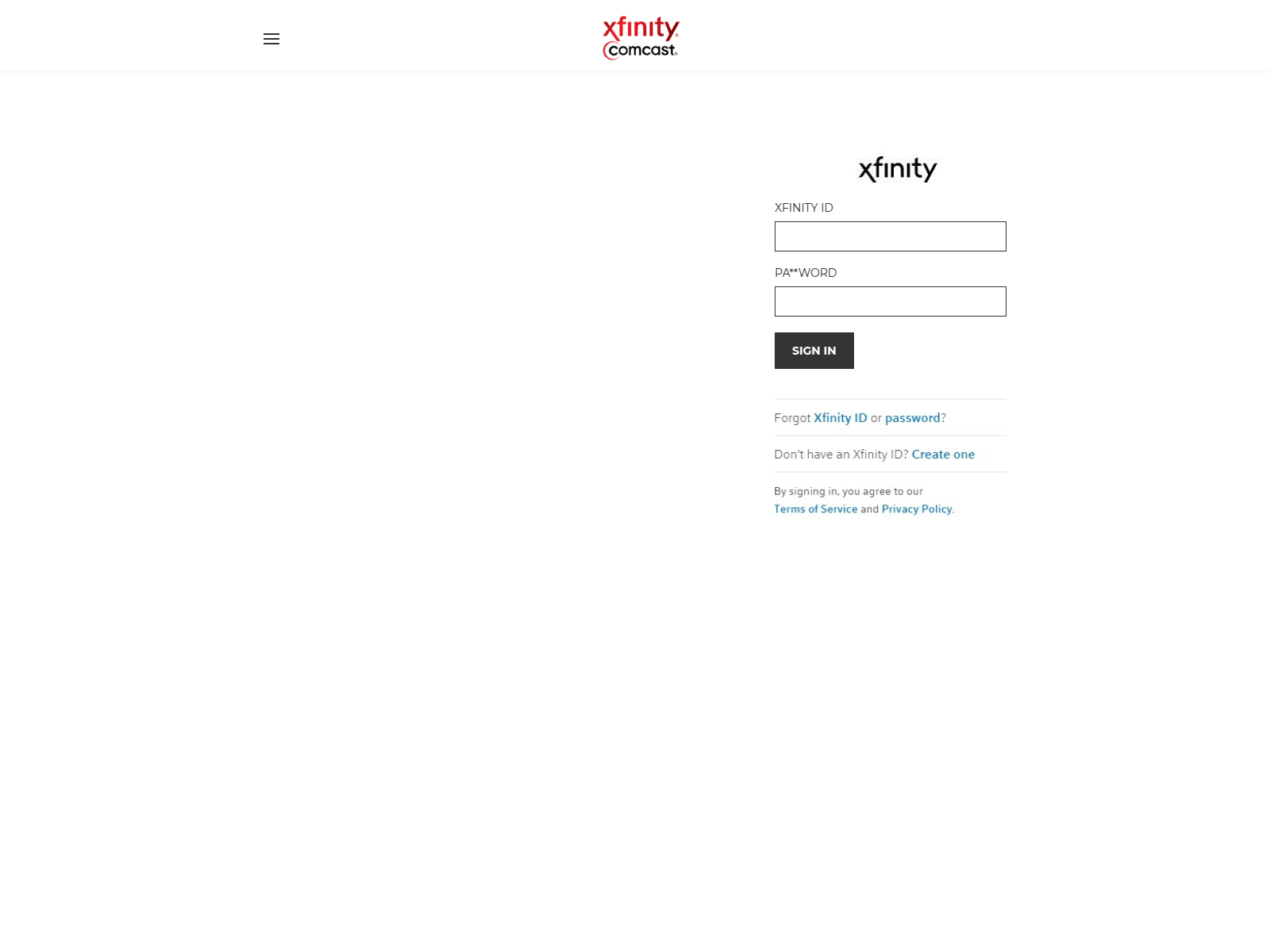 Screenshot of comcastupdatelogin.weebly.com