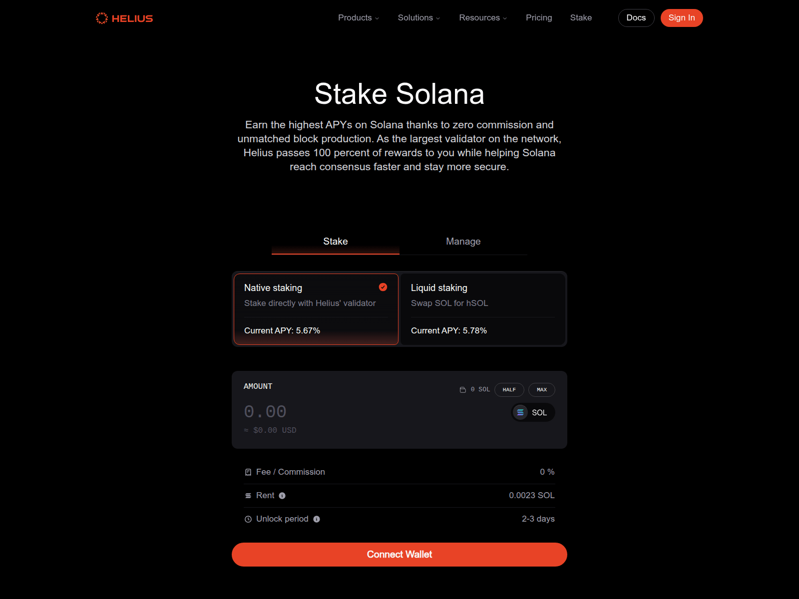 Screenshot of helus.dev