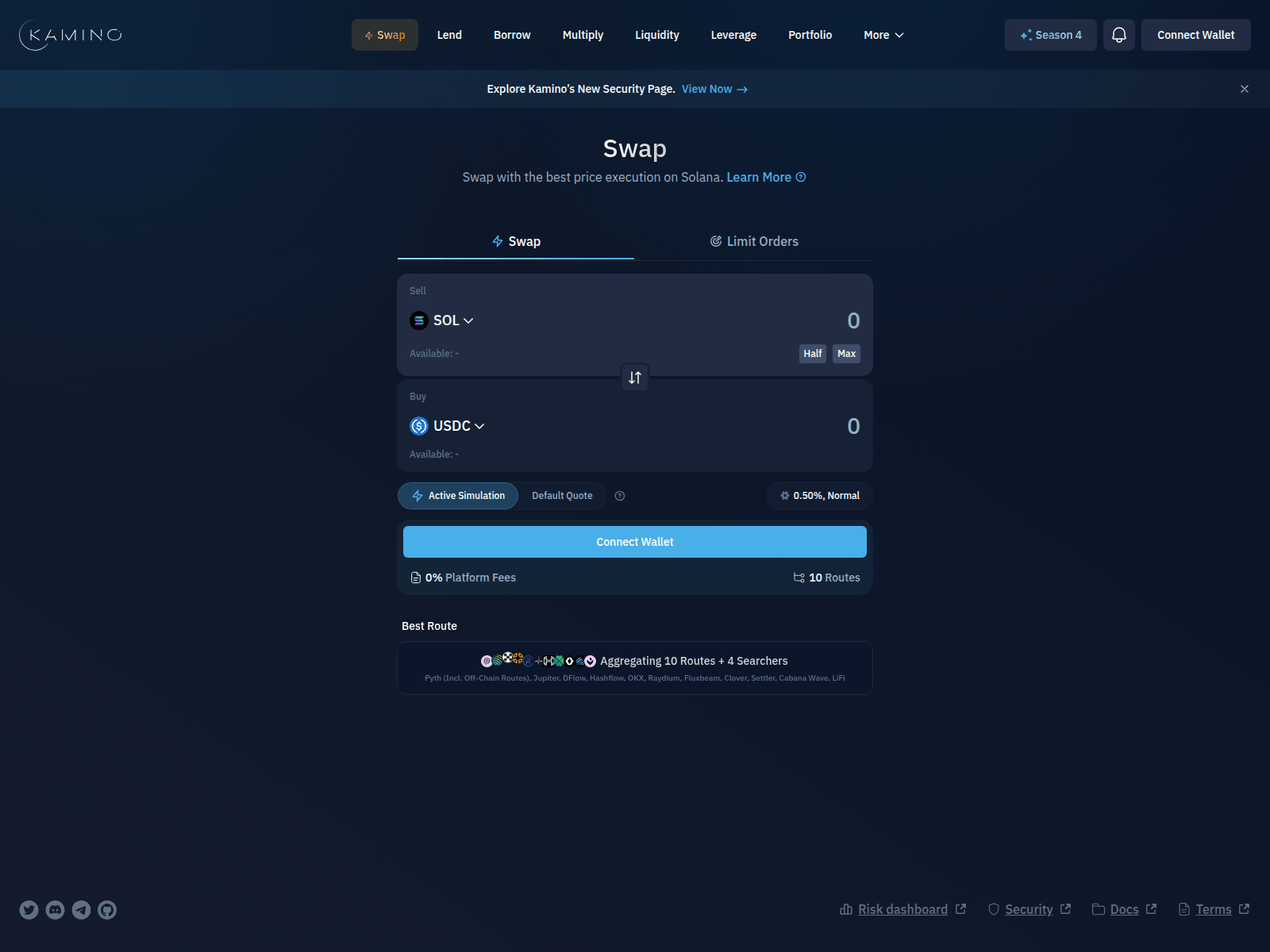 Screenshot of kmno.finance