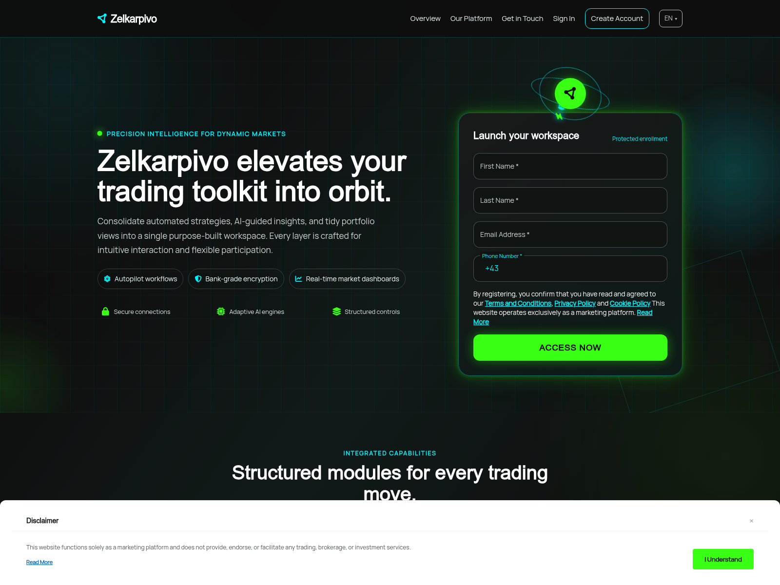 Знімок екрана zelkarpivoplatform.com
