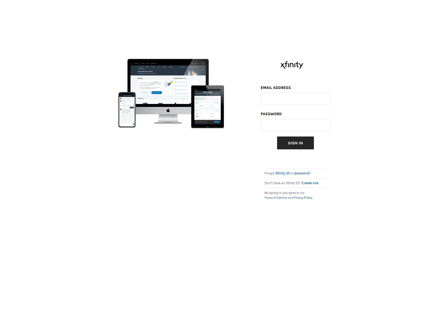 Screenshot of comcastcommunicationservice.weebly.com