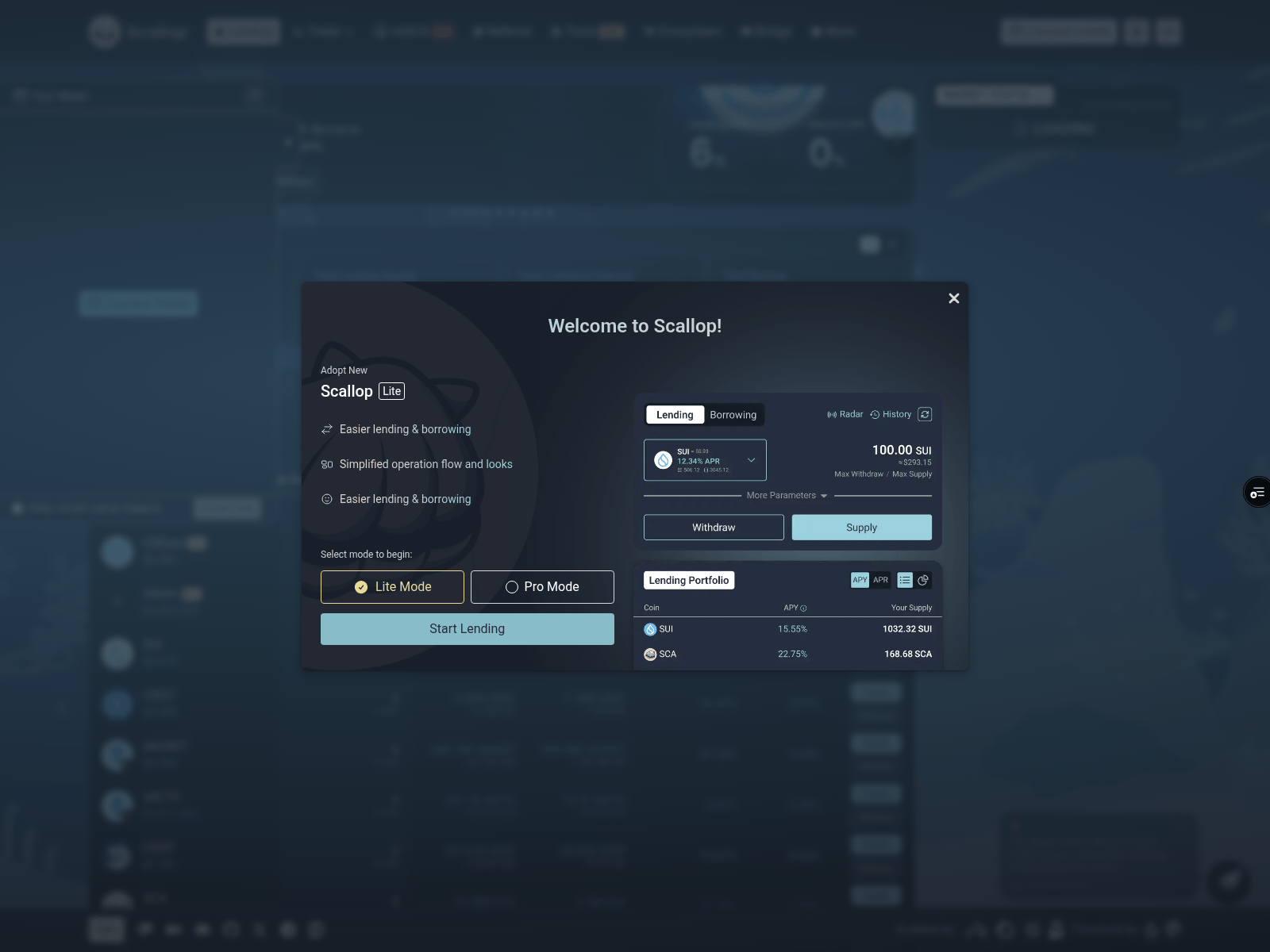 Screenshot von sui-scallop-dapp-e09mof76r-scallop-team.vercel.app